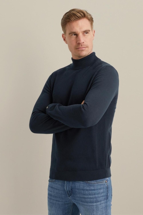 Vanguard roll neck pima cotton